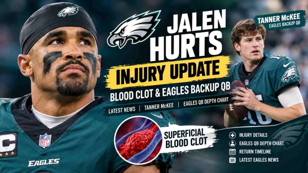 Eagles Injury Update_ Hurts and McKee